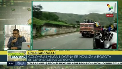 Movimiento indígena de Valle del Cauca continúa movilización a Bogotá