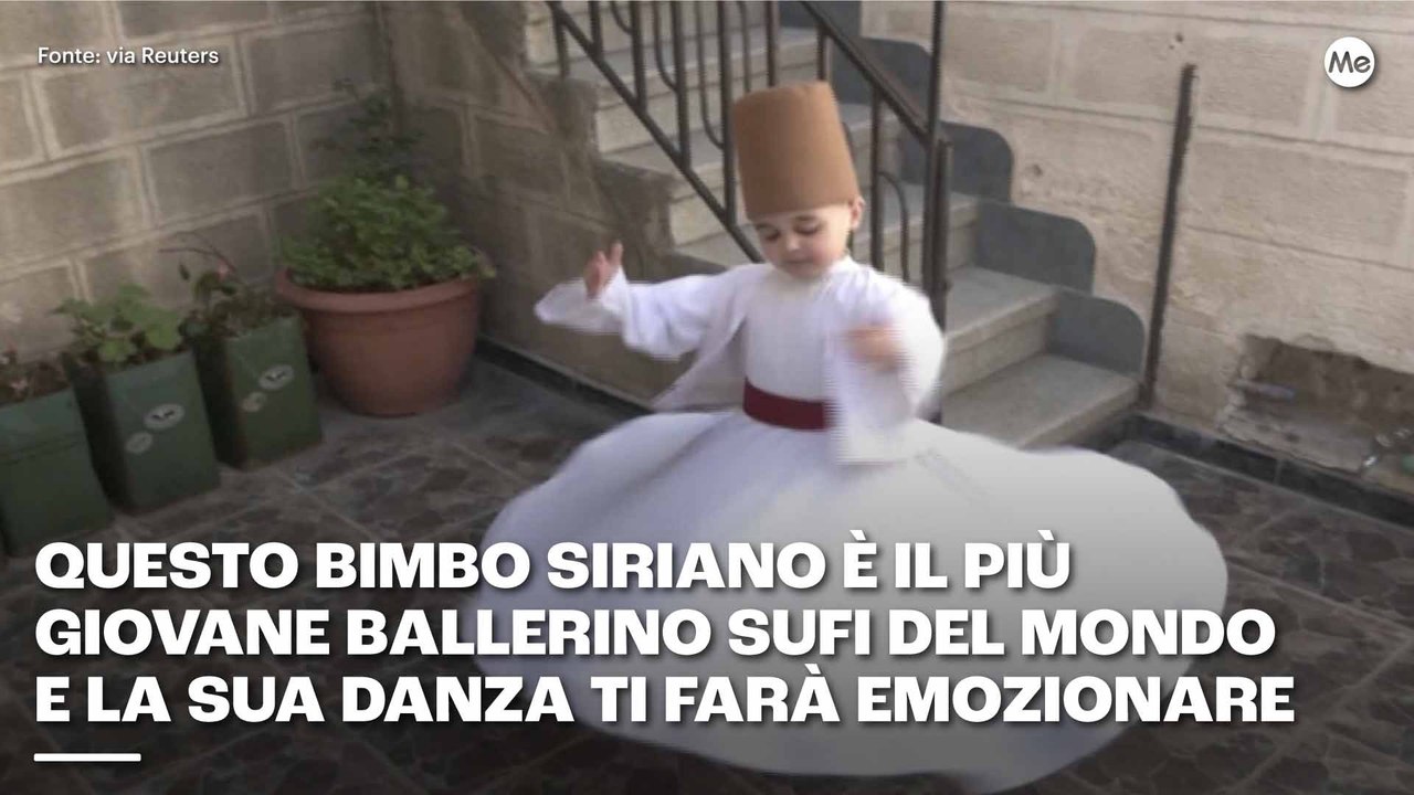 Questo bimbo siriano è il più giovane ballerino Sufi del mondo la sua danza vi farà emozionare