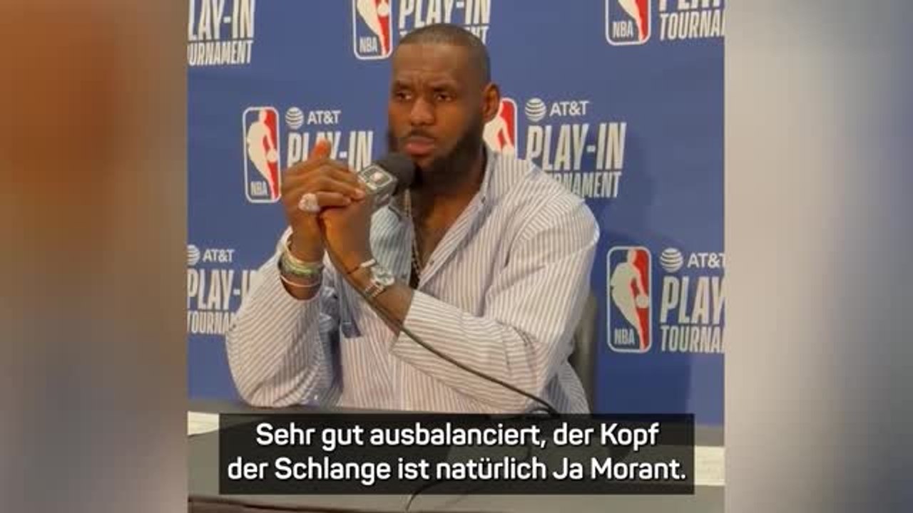 LeBron: 'Kopf der Schlange ist Ja Morant'