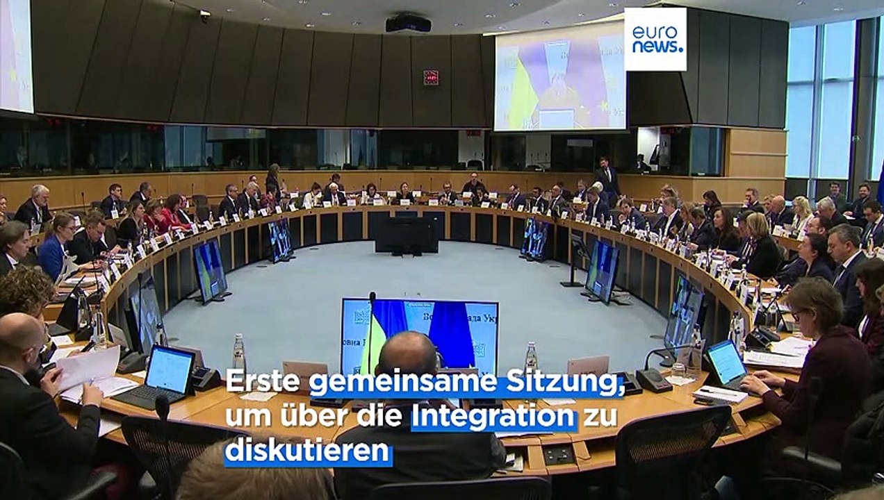 Das erste Mal: EU Parlament und ukrainische Rada tagen zusammen