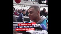 Le regard de Mbappé après une question sur Christophe Galtier