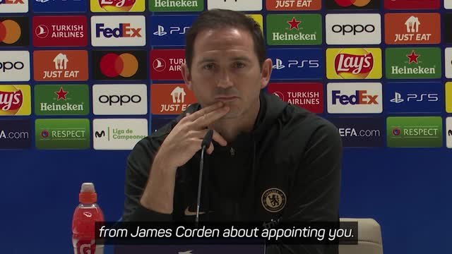 Did James Corden get Frank Lampard the Chelsea job?