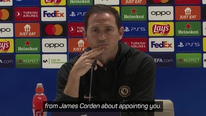 Did James Corden get Frank Lampard the Chelsea job?