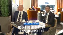 Joe Biden urge al desbloqueo de las instituciones norirlandesas y anima al desorrollo económico
