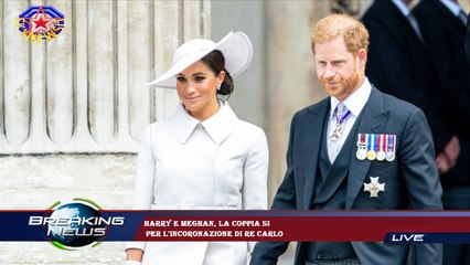 Harry e Meghan, la coppia si  per l'incoronazione di Re Carlo