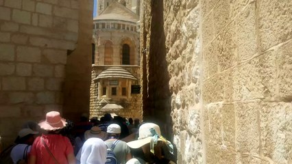 JERUSALEM-THAVOR 2018 , We are heading to the house where the secret dinner took place