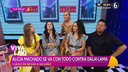 Alicia Machado arremete contra Dalai Lama por intentar besar a un niño