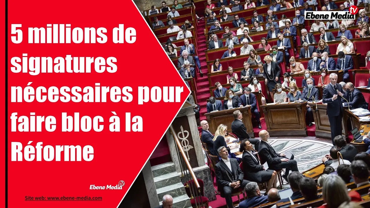 Réforme des retraites : Les opposants font appel au RIP et à 5 millions de citoyens