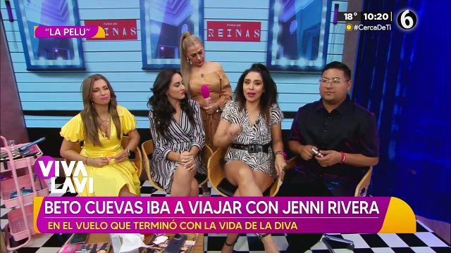 Beto Cuevas revela que él iba viajar con Jenny Rivera el día del accidente