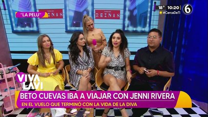 Beto Cuevas revela que él iba viajar con Jenny Rivera el día del accidente