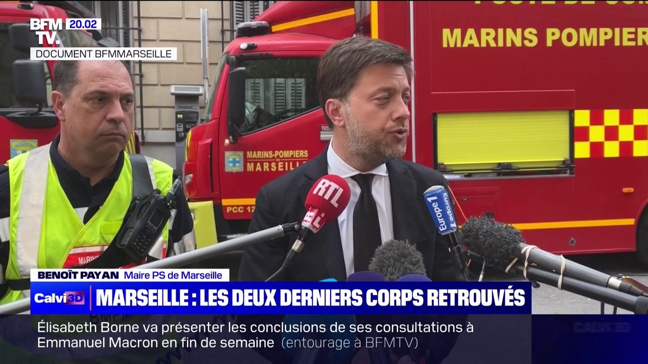 Benoît Payan, maire PS de Marseille: "Marseille est en deuil, la procureure de la République vient d'annoncer que les huit victimes avaient été identifiées"