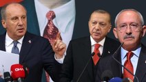 İnce'den Kılıçdaroğlu destekçilerini kızdıracak sözler: Ben aday olmazsam Erdoğan'ın kazanma şansı fazla