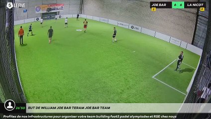 But de william JOE BAR TERAM  - JOE BAR TEAM