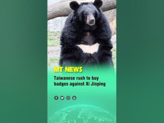 Taiwanese rush to buy badges against Xi Jinping