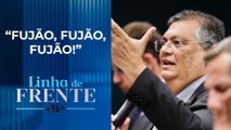Ministro da Justiça Flávio Dino interrompe depoimento após bate-boca I LINHA DE FRENTE
