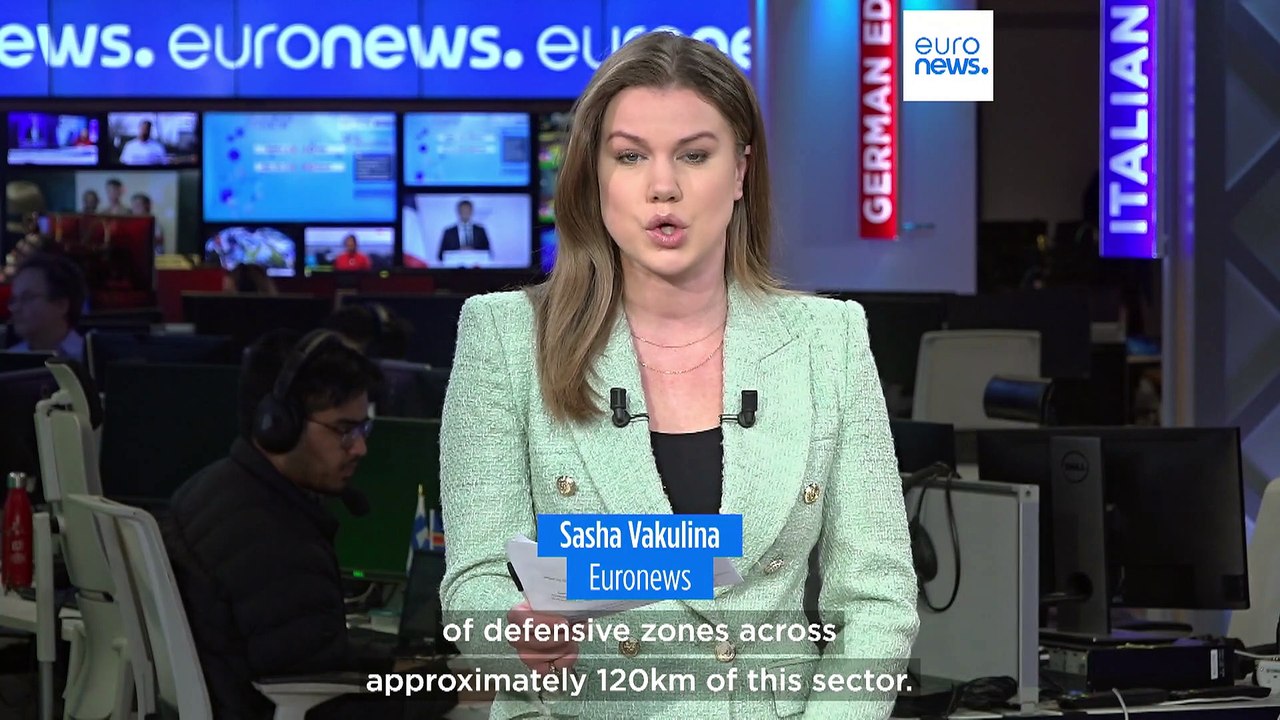 War in Ukraine: Russia develops its defences in Zaporizhzhia region