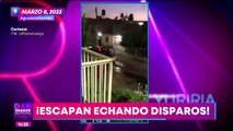 Policías de Aguascalientes escapan echando disparos