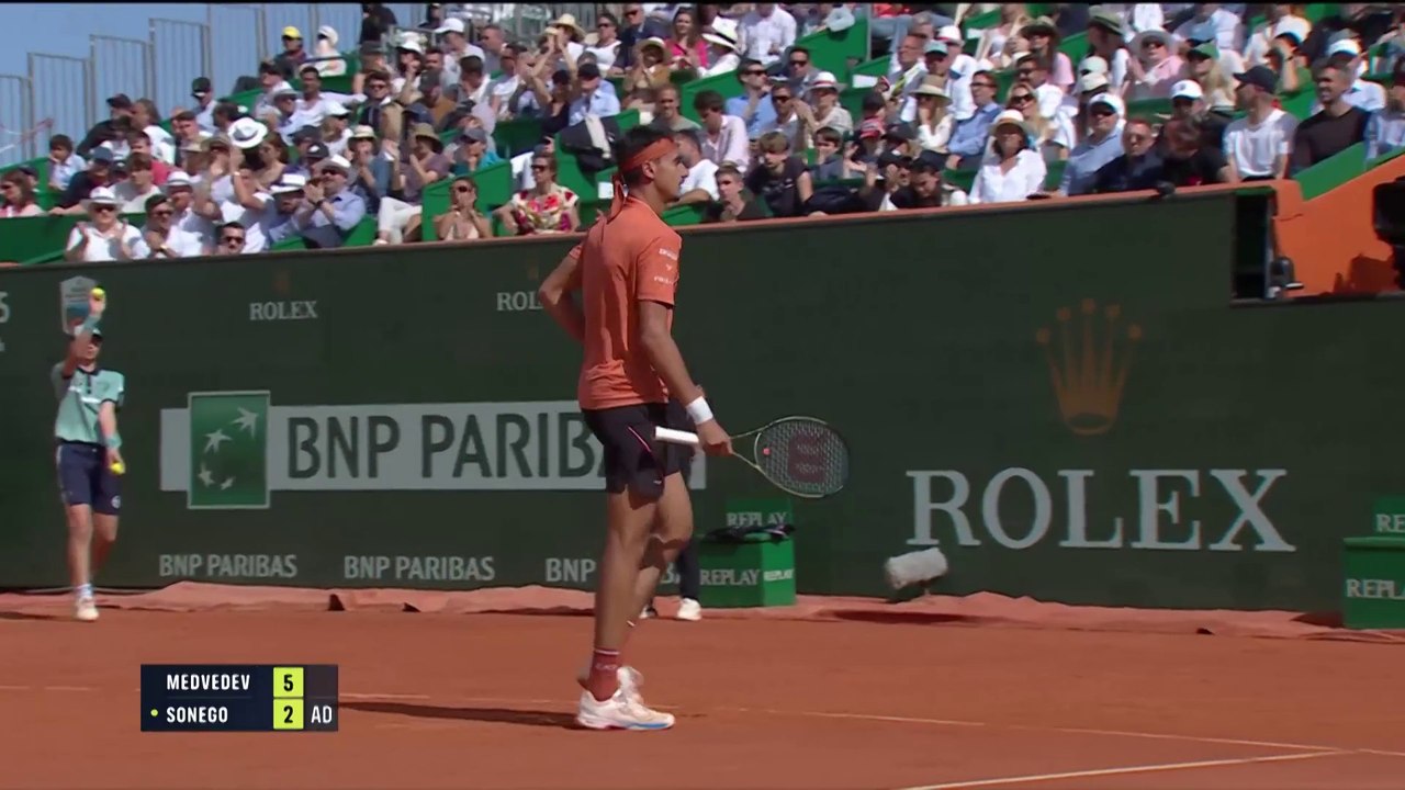 Medvedev v Sonego | ATP Monte Carlo Masters | Match Highlights