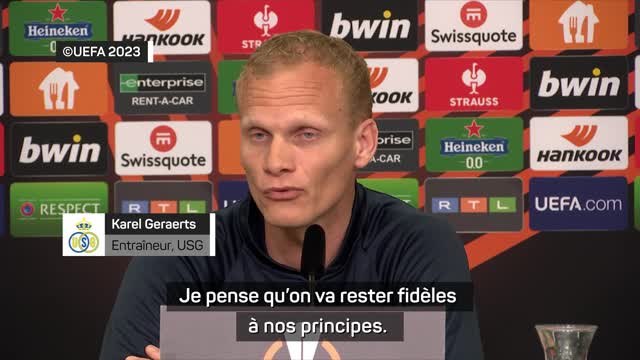 Quarts - Pour le coach de l'Union Saint-Gilloise, l'épopée n'est pas terminée