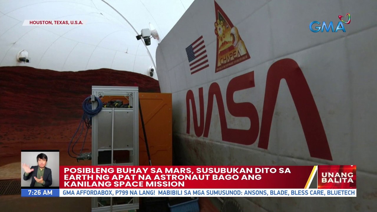 Posibleng buhay sa mars, susubukan dito sa earth ng apat na astronaut bago ang kanilang space mission | UB