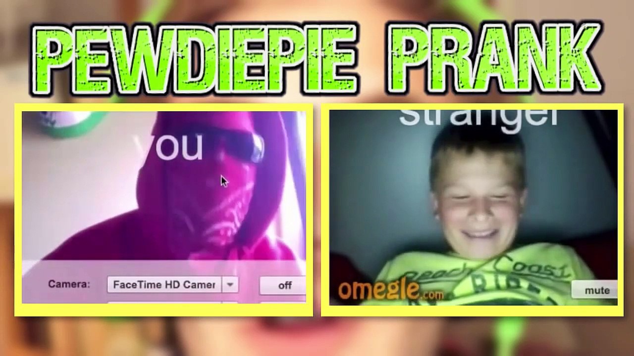 PEWDIEPIE PRANK ON OMEGLE - Chat Roulette Pranks