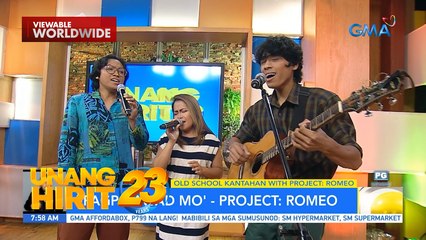 Old-school kantahan with ‘Project: Romeo’, LIVE sa UH Concert Stage! | Unang Hirit