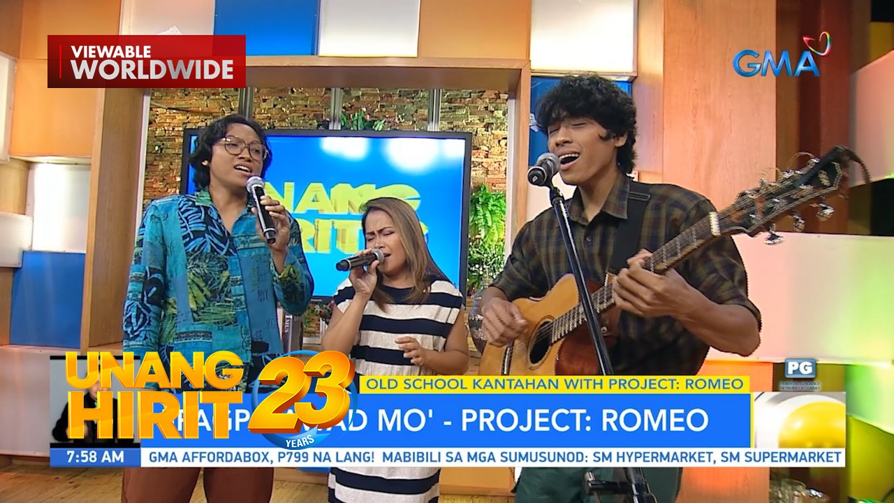 Old-school kantahan with ‘Project: Romeo’, LIVE sa UH Concert Stage! | Unang Hirit