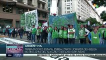 Argentina: Trabajadores reclaman el adelanto de las paritarias y el pase a planta permanente