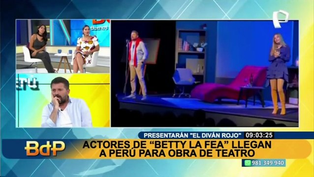 Actores de “Betty la Fea” llegan al Perú para obra teatral “El Diván Rojo”
