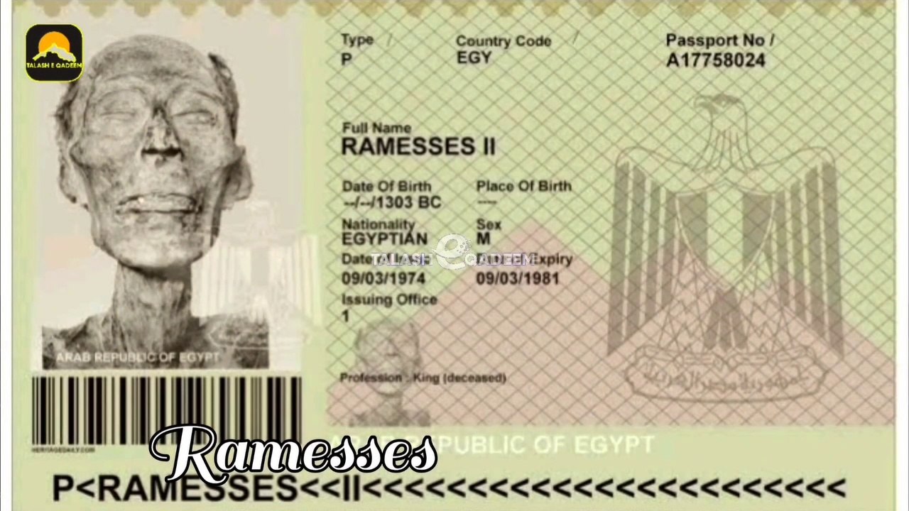 Firon Ka Passport Q bnaya Gya