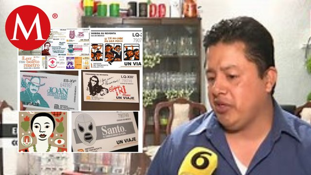 Usuario del metro está por completar su colección de boletos antes de que desaparezcan