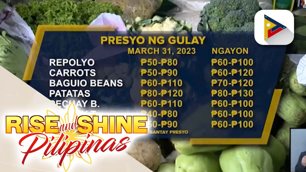 Presyo ng gulay sa iba't ibang palengke sa NCR, tumaas