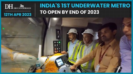 Kolkata successfully conducts test run of India's first underwater metro