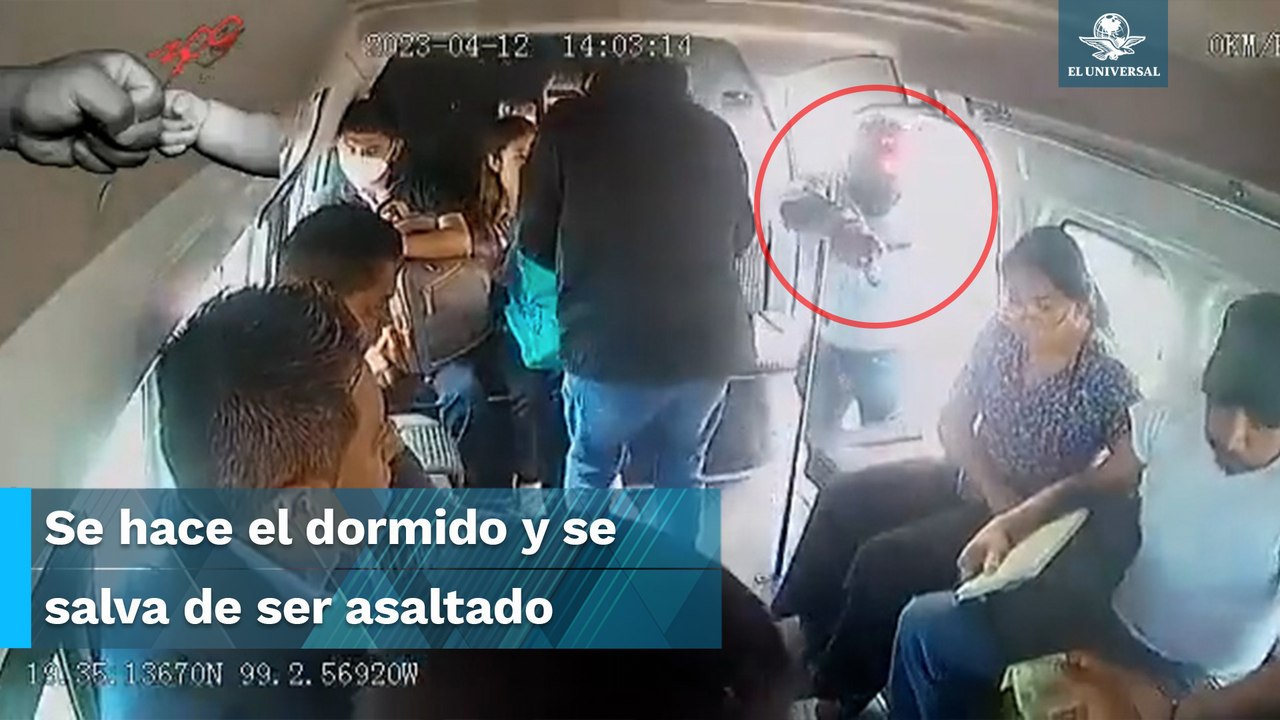 “No me gustan las monedas, quiero billetes”, con pistola en mano asaltan combi en la México-Pachuca