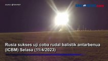 Sangar! Rusia Uji Coba Rudal Balistik Antarbenua, Hantam Target di Kazakhstan