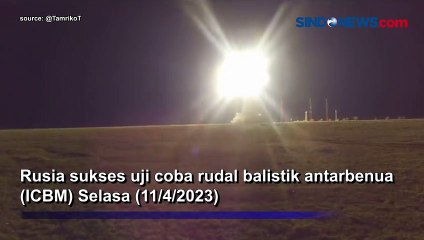 Sangar! Rusia Uji Coba Rudal Balistik Antarbenua, Hantam Target di Kazakhstan