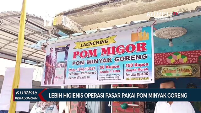 Pasar Murah Minyak Goreng Digelar dengan Pompa Higienis