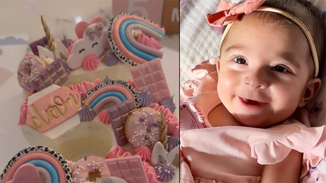 Bipasha Basu Karan Singh Grover Daughter Devi 5th Month Birthday Celebration Inside Video Viral