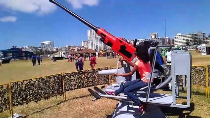 SANDF anti aircraft artillery system at public show
