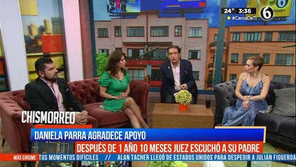 Daniela Parra habla de la audiencia que tuvo su papá Héctor 'N'