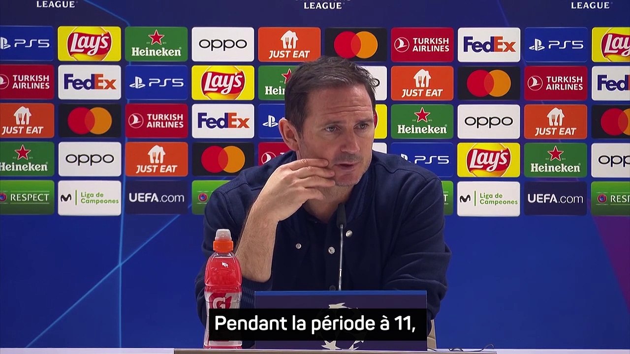 Lampard : "La porte de la qualification est encore ouverte"