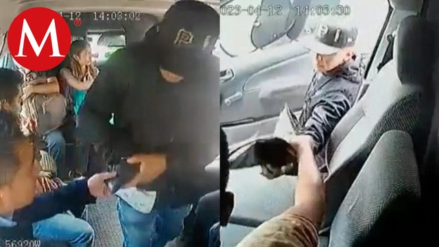 Captan asalto en combi que circulaba sobre la carretera México-Pachuca en Ecatepec, Edomex