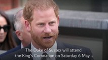 Prince Harry to attend King Charles' coronation while Meghan will stay in Califo