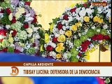 Dirección Nacional del PSUV y JPSUV rinden honores en Capilla Ardiente a la Dra. Tibisay Lucena