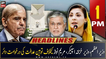 ARY News Headlines | 1 PM | 13th April 2023