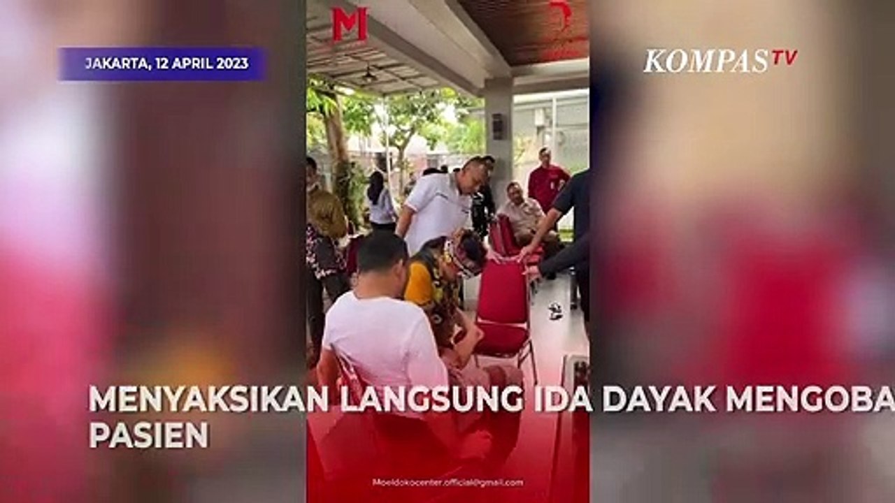 Momen Moeldoko Tertawa Saat Lihat Ida Dayak Joget
