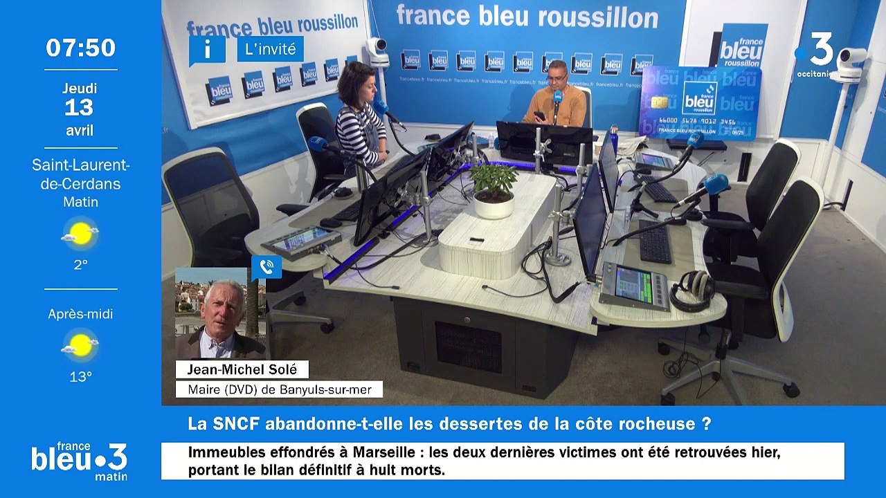 Le maire de Banyuls-sur-Mer reproche à la SNCF de supprimer des TER chaque jour