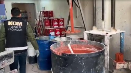 İzmir'de 46 ton kaçak akaryakıt ele geçirildi