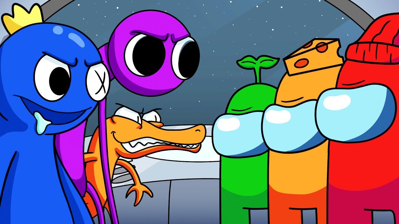 Rainbow Friends Are Impostors in Among Us! Funny Cartoon Animation by  GameToons 