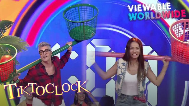 TiktoClock: Aubrey Miles, mas magaling kay Troy Montero sa pagsalo ng bola?